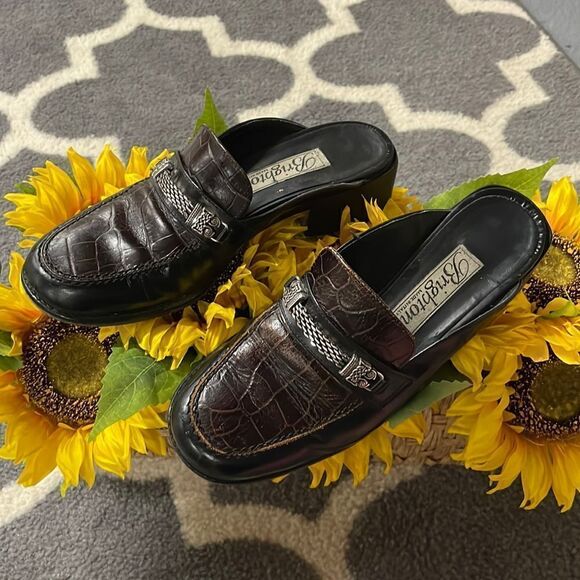 Vintage Brighton Slide-on Leather Shoes Made in Italy - Picture 2 of 14